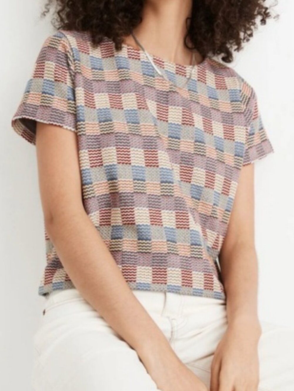 Madewell Multi-color Boxy Tee